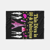 50 UND FABULOUS PARIS DESIGN FLEECEDECKE (Vorderseite (Horizontal))