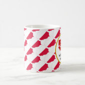 50 und Fabulous POLEN FLAG Kaffeetasse (Mittel)