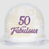 50 und Fabulous Schneekugeln (Rückseite)