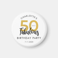 50 und Fabulous Script 50. Geburtstag Keepake
