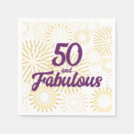 50 und Fabulous Serviette