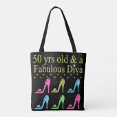 50 UND FABULOUS SHOE LOVER DESIGN TASCHE (Rückseite)