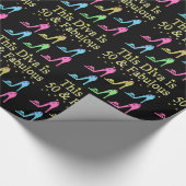 50 UND FABULOUS SHOE QUEEN GESCHENKPAPIER (Ecke)