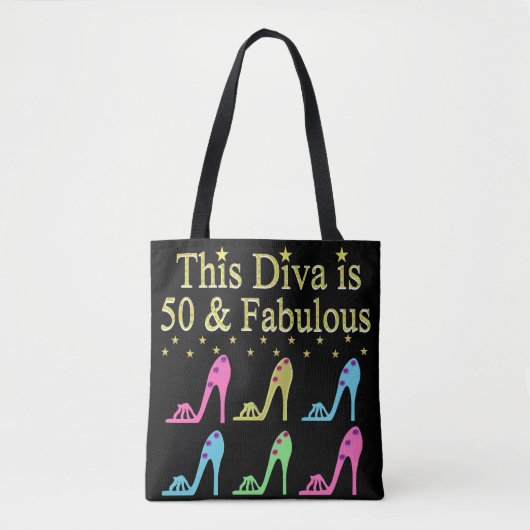 50 UND FABULOUS SHOE QUEEN TASCHE (Vorderseite)