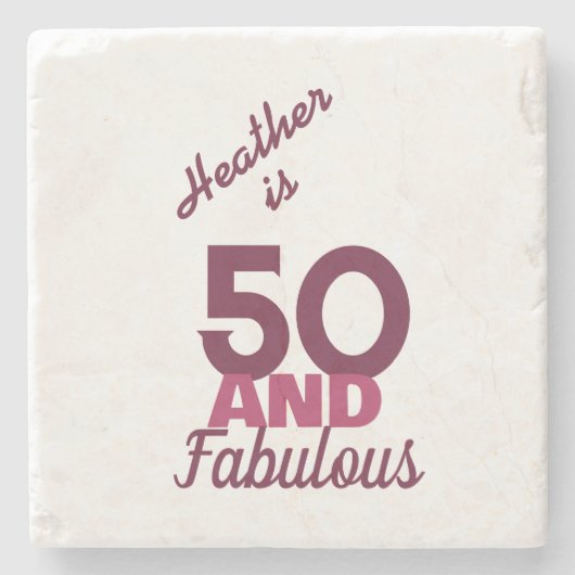 50 und Fabulous Stone Untersetzer (Vorderseite)