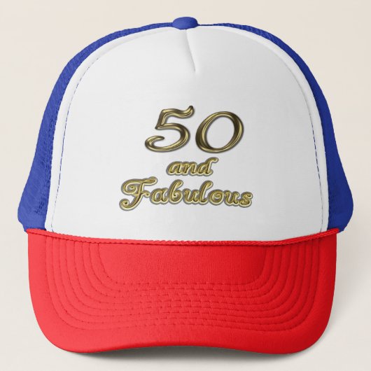 50 und Fabulous Trucker Hat Truckerkappe (Vorderseite)