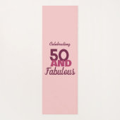 50 und Fabulous Yogamatte (Rückseite)