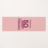 50 und Fabulous Yogamatte (Vorderseite (Horizontal))