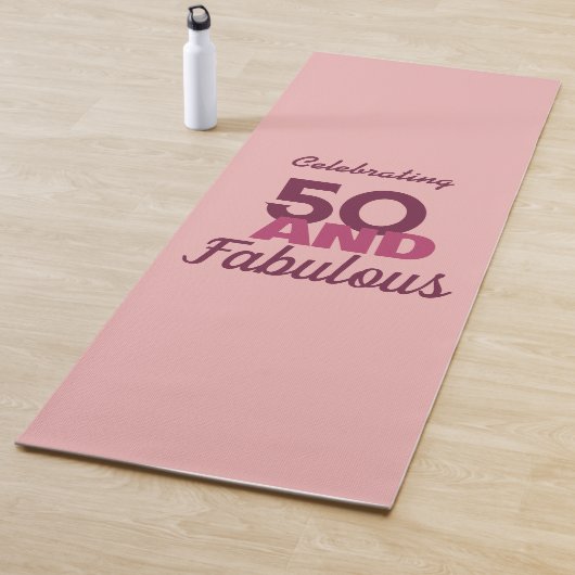 50 und Fabulous Yogamatte (Beispiel)