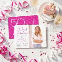 50 und Fantastisch | 50. Geburtstag Elegantes Foto