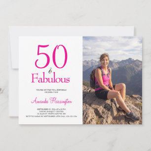 50 und Fantastisch   50. Geburtstagsfeier Einladung