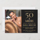 50 und Fantastisch | Einladung zur 50. Geburtstags (Vorderseite)