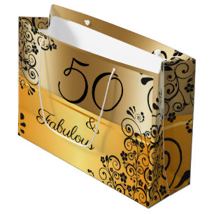 50 und Fantastisch Elegant Große Geschenktüte