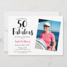 50 und Fantastisch Foto 50. Geburtstagsfeier