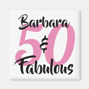 50 und Fantastisch Personalisierte Geburtstagsfeie Magnet