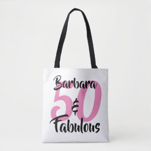 50 und Fantastisch Personalisierte Geburtstagsfeie Tasche