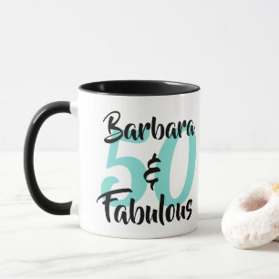 50 und Fantastisch Personalisierte Geburtstagsfeie Tasse