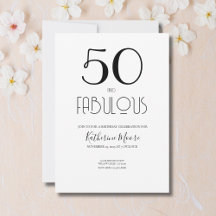 50. und fantastische 50. Geburtstagsfeier 