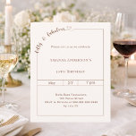 50 und fantastische elfenbeinfarbene Geburtstagsei<br><div class="desc">Feiern Sie einen Meilenstein stilvoll mit dieser eleganten 50 & Fabulous-Geburtstagseinladung in sanftem Elfenbein. Diese für eine anspruchsvolle und unvergessliche Feier entworfene Einladung verfügt über ein sauberes,  modernes Layout mit einer zarten Schrift-Detailarbeit und einem dezenten Herz-Akzent für eine feminine und zeitlose Note.</div>