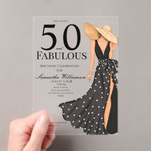 50 und fantastische schwarze Geburtstagsfeier