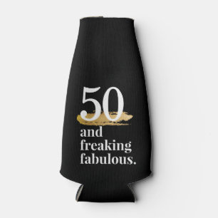 50 und Funny Funny Geburtstag Bier Coozie Flaschenkühler