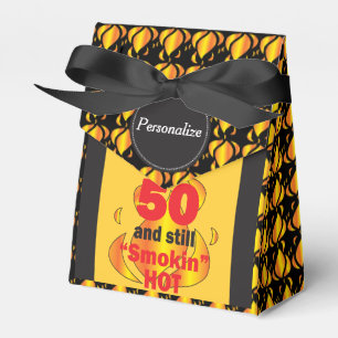 50 und immer noch Smokin heiß   50. Geburtstag Geschenkschachtel