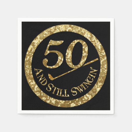 50 und immer noch Swingin' Napkins Serviette (Vorderseite)
