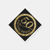 50 und immer noch Swingin' Napkins Serviette (Ecke)