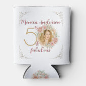 50 und Name des fabelhaften Fotos Wasserfarbe Dosenkühler (Vorderseite)