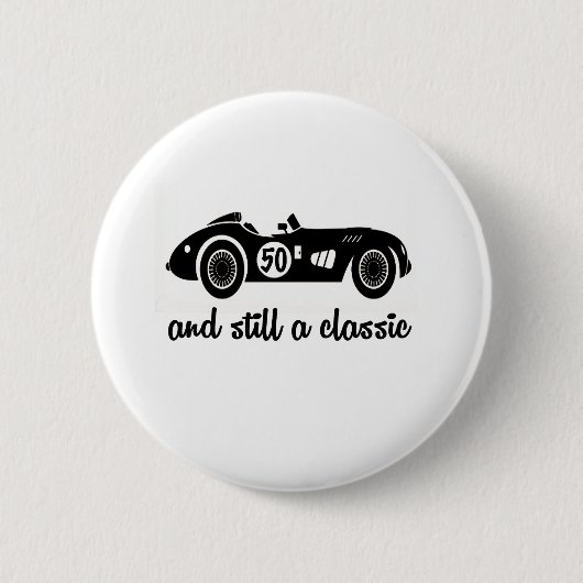 50 und noch ein Klassiker Button (Vorderseite)