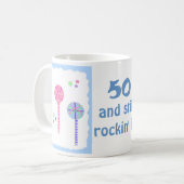 50 Und noch Rockin' It - Lollipops Kaffeetasse (Vorderseite Links)