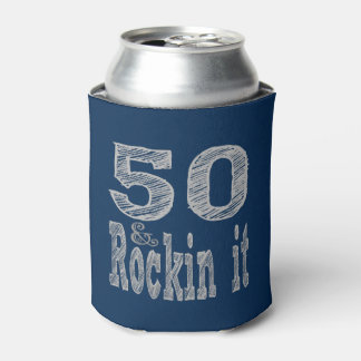 50 und Rockin It 50 Geburtstag Dosenkühler