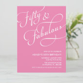 50 und vorzügliche Einladungen (Stehend Vorderseite)