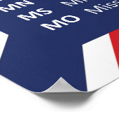 50 USA POSTER (Ecke)