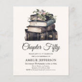 50. | Vintages Viktorianisches Buch Einladung zum  (Vorderseite)