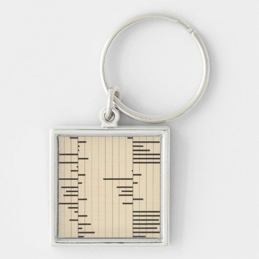 50 Wanderungssaldo nach Staaten 1900 Schlüsselanhänger (Vorne)