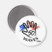 50 Waves Magnet (Vorderseite/Rückseite)