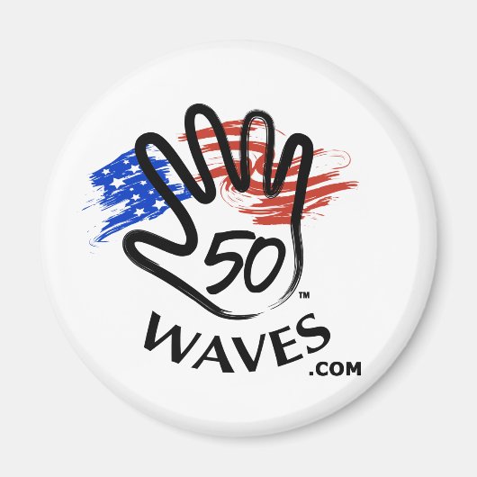 50 Waves Magnet (Vorne)