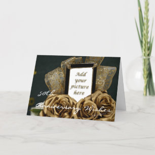 50. Wedding Anniversary Card anpassen Karte