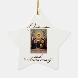 50. Weihejubiläum Engel am Altar Keramikornament