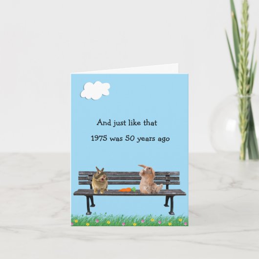 50. Wiedersehen Einladung (Vorderseite)