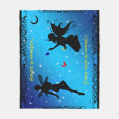 50"X60" Elf Fairy Butterfly Beieve in sich Fleecedecke (Vorderseite)