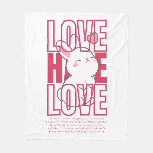 50" x60" Fleece-Decke Fleecedecke (Vorderseite)