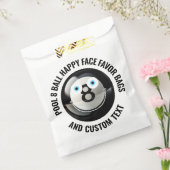 50 x Custom Pool 8 Ball Party BLUE EYES Happy Face Geschenktütchen (Versiegelt)