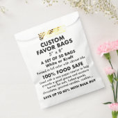 50 x Personalisierte Farbtaschen Geschenktütchen (Versiegelt)