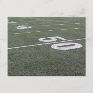 50-Yard-Anschlusskarte Postkarte
