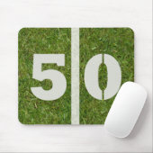 50 Yard-Line-Fußballplatz Mousepad (Mit Mouse)