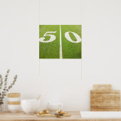 50-Yard-Linie Poster (Küche)