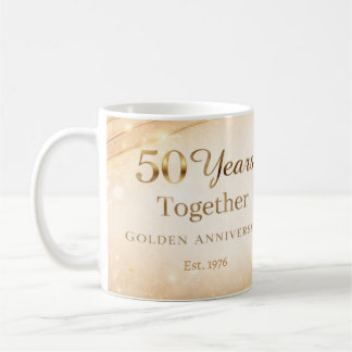 50 Year Anniversary Mug Golden Wedding Anniversary Kaffeetasse