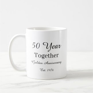 50 Year Anniversary Mug Golden Wedding Anniversary Kaffeetasse